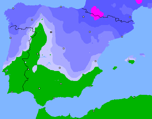 Precipitación (24 h) España