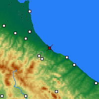 Nearby Forecast Locations - Rímini - Mapa