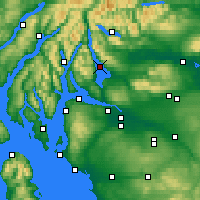 Nearby Forecast Locations - Lago Lomond - Mapa