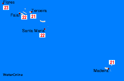 Azoren/Madeira: sáb, 08-06